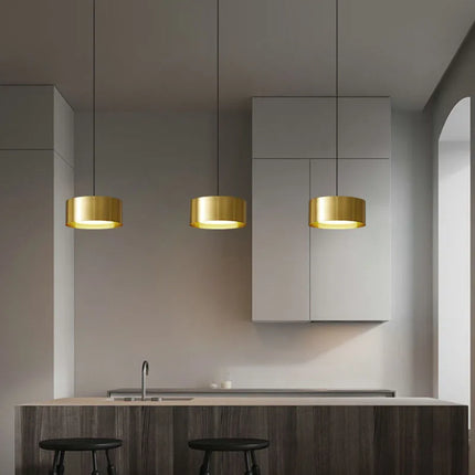 Lustre LED de chevet en laiton avec gradation 3 couleurs — LZ4X9M