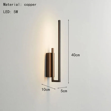 Applique murale en laiton au design moderne pour tous espaces — LZ4Q7X9