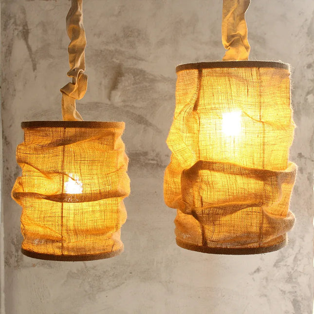 Lustre rétro chinois pour bar, restaurant ou salon de thé zen — LZ4X9T2