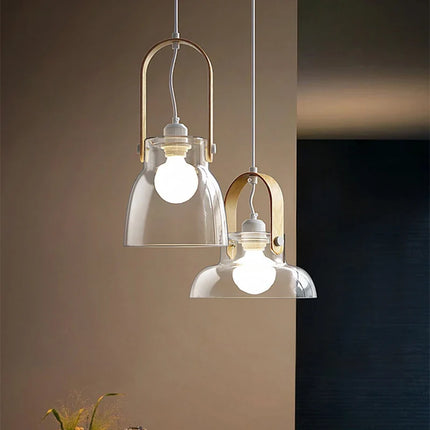 Suspension en verre transparent à fil réglable pour intérieur — LZ4X9P2Q