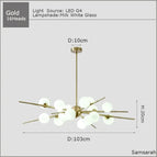 Gold 16 Heads / Cold White / CHINA
