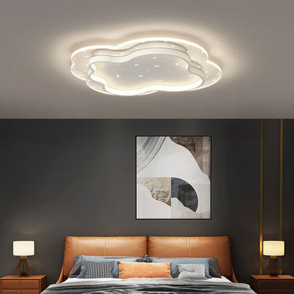 Plafonnier LED encastré étoiles au design romantique pour enfants — LZ4X9Q2M