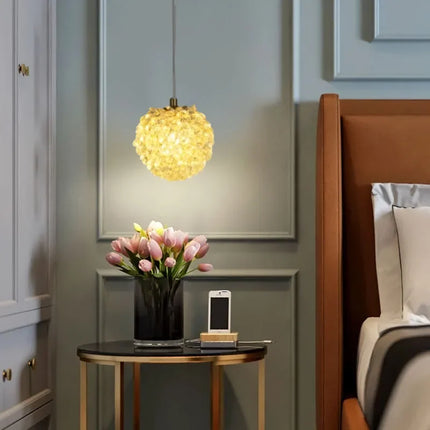 Lustre boule de cristal au design artistique et moderne — LZ7XQ9