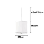 A 50cm blanc / Sans ampoule