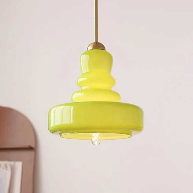 Suspension rétro nordique Bauhaus en verre pour éclairage — LZ4X9P2