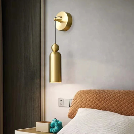 Applique murale moderne à fil réglable et design minimaliste — LZ4XJ9