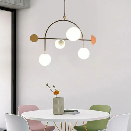 Lustre en verre au design contemporain pour intérieur — LZ4Q7M2