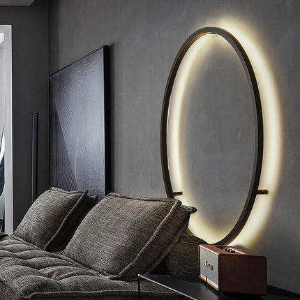 Applique murale LED cercle pour décoration intérieure — LZ4G7X9