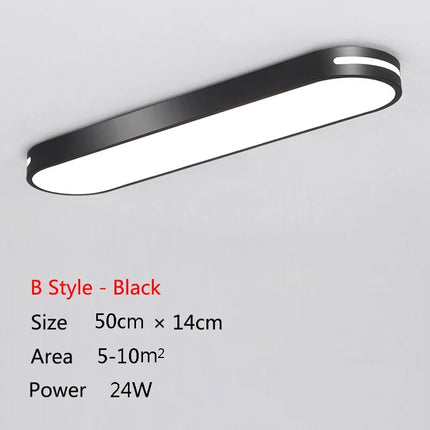 Plafonnier LED moderne pour balcons, couloirs, chambres et cuisine — LZ4X9P2