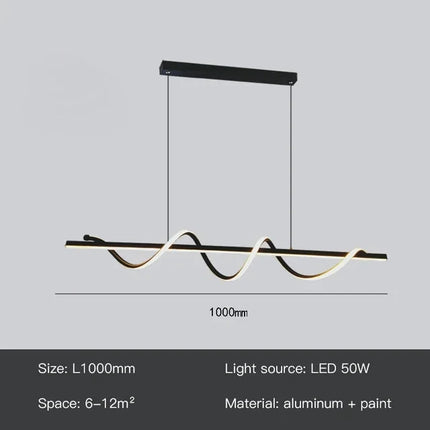 Suspension moderne avec LED réglables pour décoration intérieure — LZ4X9P