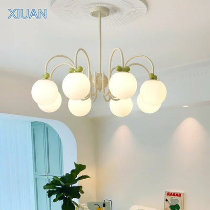Lustre en verre de style français pour hôtel — LZ4D7Q2