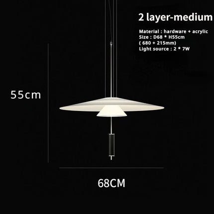 Lustre LED moderne forme soucoupe volante pour décoration intérieure — LZ4X9T