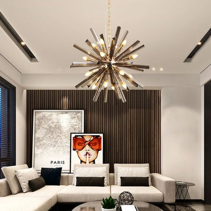 Suspension moderne style Sputnik en cristal pour intérieur — LZ4X9M