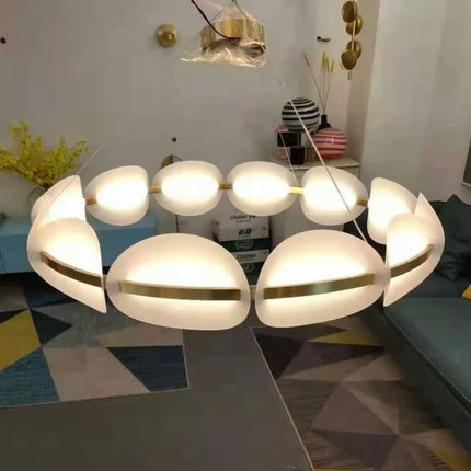 Suspension acrylique à 3 températures style Art déco — LZ4P9XJ