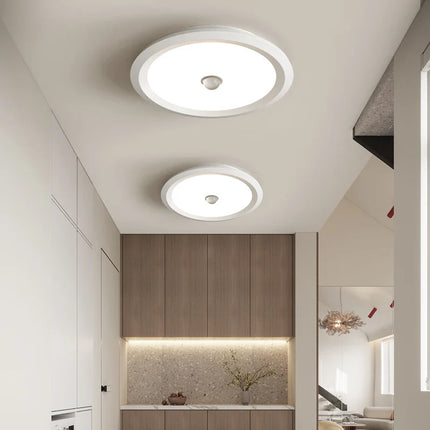 Plafonnier LED ultra-mince avec détecteur de présence — LZ4X9Q2