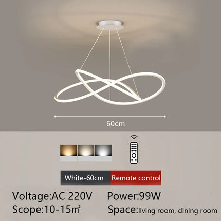 Plafonnier LED suspendu à design circulaire — LZ4P9XQ