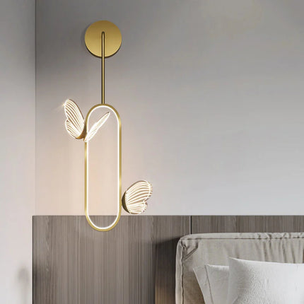Applique murale LED papillon style nordique pour décoration intérieure — LZ4M7Q9