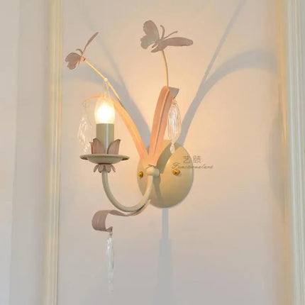 Applique murale LED papillon pour décoration lumineuse chambre enfant — LZ4X9J