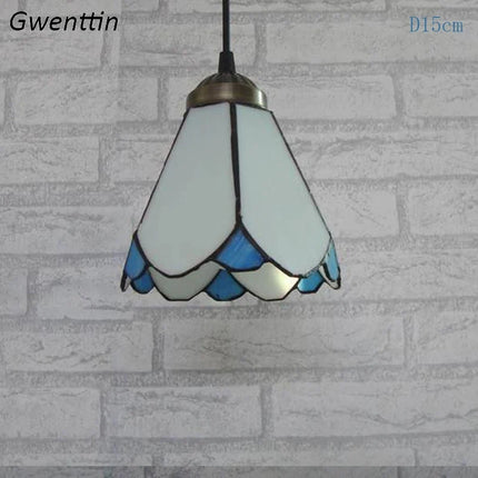 Suspension Tiffany style méditerranéen pour décoration intérieure élégante — LZ4X9M