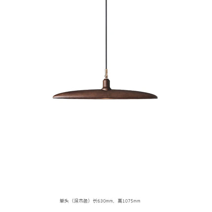 Lustre en bois au style nordique pour éclairage décoratif élégant — LZ4X9T