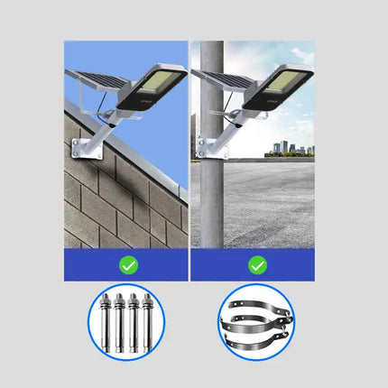 Lampadaire solaire LED étanche haute luminosité pour extérieur — LZ4X9Q2