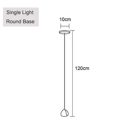 Suspension élégante en cristal pour éclairage moderne — LZ4X9P
