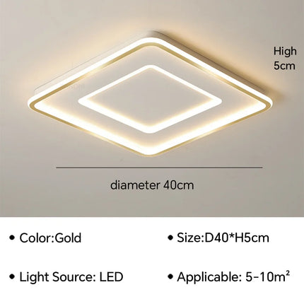Plafonnier LED moderne pour une décoration intérieure lumineuse — LZ4X9P