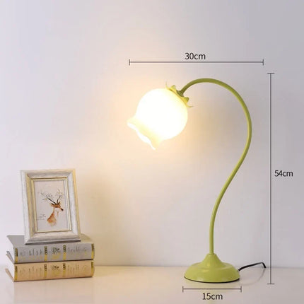 Lampe de chevet américaine à motifs floraux pour cadeau anniversaire — LZ4X9P