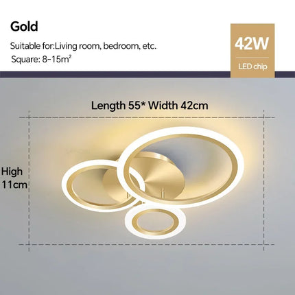 plafonnier led moderne avec gradation pour intérieur élégant