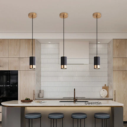 Lustre doré moderne avec éclairage LED pour intérieur — LZ4X9T2