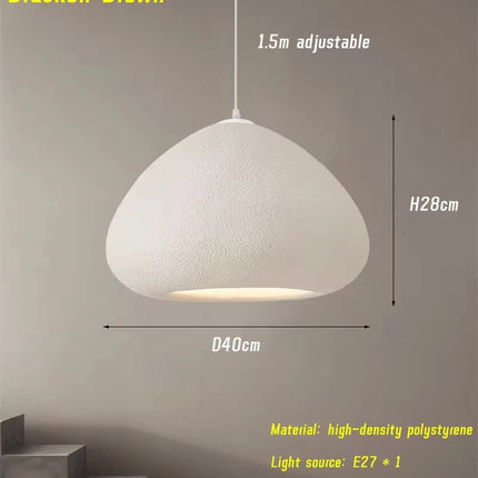 Suspension LED nordique Wabi Sabi pour restaurant lumineux — LZ4X9P2Q