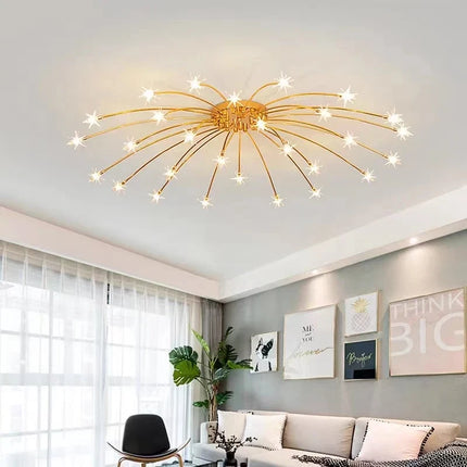 Plafonnier LED nordique moderne effet ciel étoilé pour décoration — LZ4X9T2