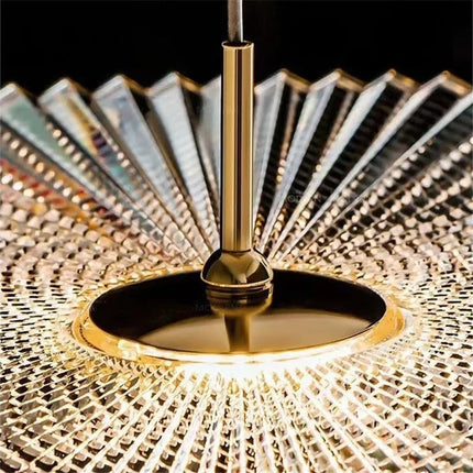 Suspension moderne minimaliste en verre grain d'eau — LZ4P9XQ