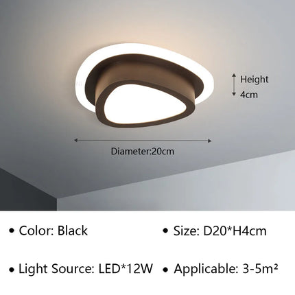 Plafonnier moderne à leds pour intérieur décoration maison