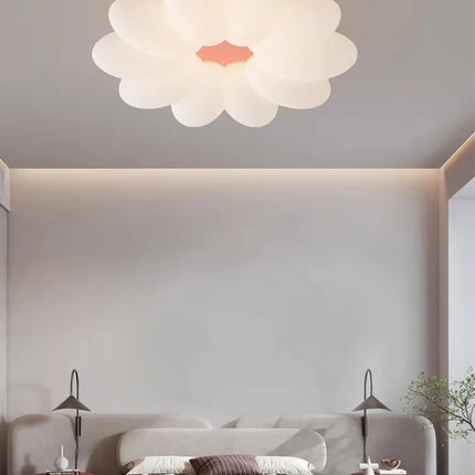 Plafonnier LED fleurs avec lumière trois couleurs pour chambre d’enfant — LZ4XJ9