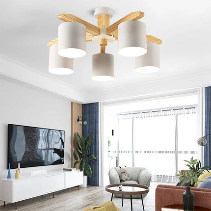 Lustre suspension nordique pour intérieur moderne et élégant — LZ4X9J