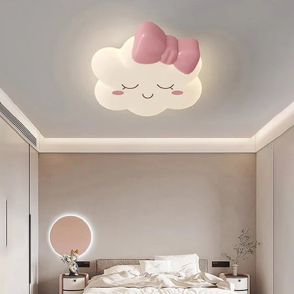 Plafonnier nuage rose pour chambre enfant romantique et chaleureuse — LZ4N7Q2J