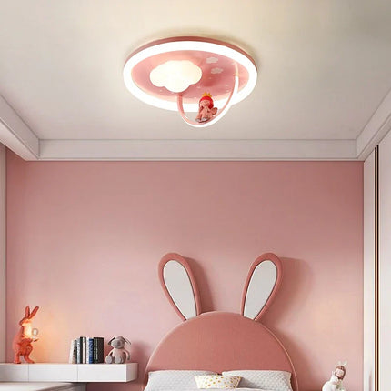Plafonnier avec ventilateur et éclairage LED pour chambre d’enfant — LZ4X9P