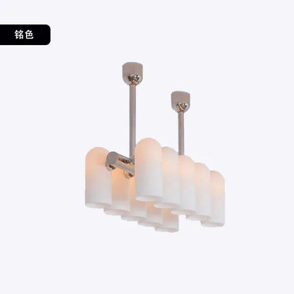 Lustre suspension en verre laiteux au design moderne élégant — LZ4X9J