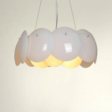 Suspension élégante à trois têtes en verre rond moderne — LZ4X9B