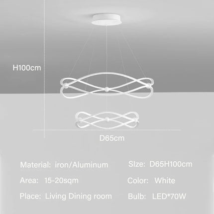 suspension design moderne pour un éclairage intérieur élégant