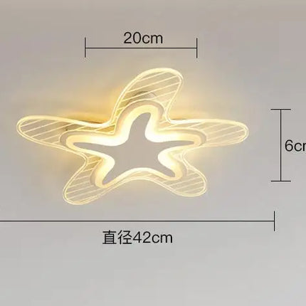 Plafonnier LED en forme d’étoile pour éclairage intérieur décoratif — LZ4X9T
