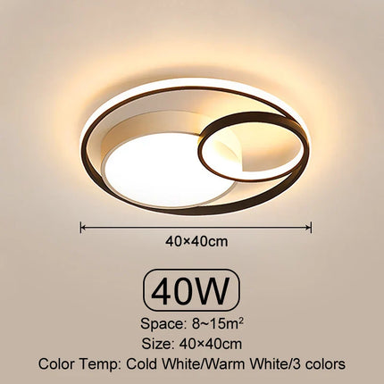 Plafonnier LED dimmable moderne pour salon et salle à manger — LZ4Q9XJ