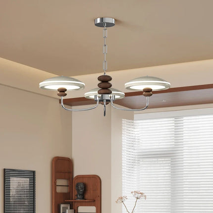 Lustre rétro haut de gamme en coque d'œuf style médiéval américain — LZ4X9J
