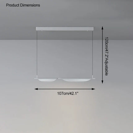 Lustre suspendu moderne à intensité réglable pour éclairage élégant — LZ4H9X