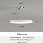 Couleur beige-D40cm / 3 couleurs