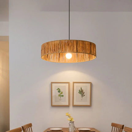 Suspension en rotin style Asie du Sud-Est avec cordon ajustable — LZ4X9TQ