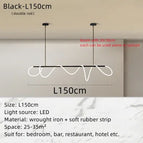 Black-L150cm / Cold White