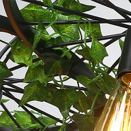 Lustre à roues à têtes multiples en forme de fleurs de cerisier pour espaces commerciaux — LZ4X9P2