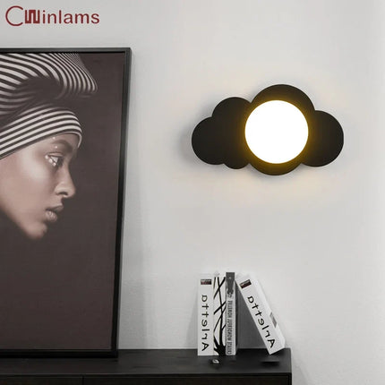 Applique murale design moderne en forme de nuage pour intérieur élégant — LZ4X9QJ